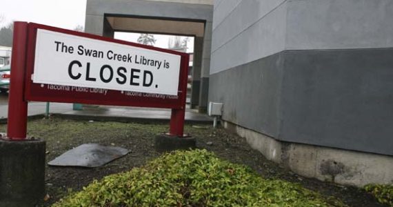 Tacoma's Swan Creek Library. (FILE PHOTO BY TODD MATTHEWS)