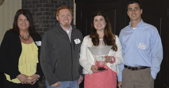 CAPTION: Targa Sound Terminal's Linda Troeh, Jeremiah Jones, Bett Lucas, and Justin Ranes received this year's Tahoma Business Environmental Award. (PHOTO COURTESY TACOMA-PIERCE COUNTY CHAMBER)