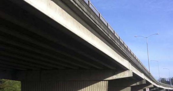 The City of Tacoma was awarded a $3 million grant from the Federal Highways Administration to provide a cement concrete overlay to the Union Avenue Viaduct to repair the bridge deck surface. (FILE PHOTO BY TODD MATTHEWS)