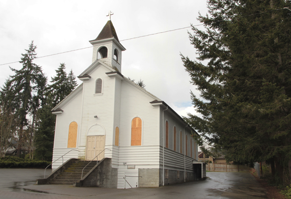 The Washington Trust for Historic Preservation has included St. Nicholas Church in Gig Harbor on its annual list of Most Endangered Historic Properties in Washington state. (PHOTO COURTESY WASHINGTON TRUST FOR HISTORIC PRESERVATION)