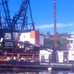 Global Diving & Salvage removed crushed cars from the bottom of Commencement Bay last week. (PHOTO COURTESY GLOBAL DIVING & SALVAGE)