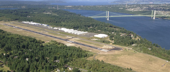 Pierce County's Tacoma Narrows Airport in Gig Harbor. (PHOTO COURTESY PIERCE COUNTY)