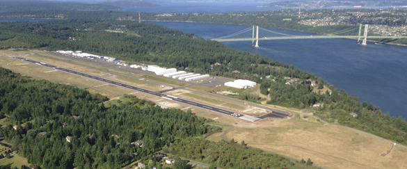 Pierce County's Tacoma Narrows Airport in Gig Harbor. (PHOTO COURTESY PIERCE COUNTY)