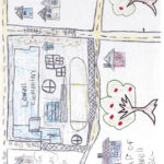 Lowell Elementary School students prepared more than a dozen hand-drawn maps of the area and the section of the street to be renamed. (IMAGE COURTESY LOWELL ELEMENTARY SCHOOL)