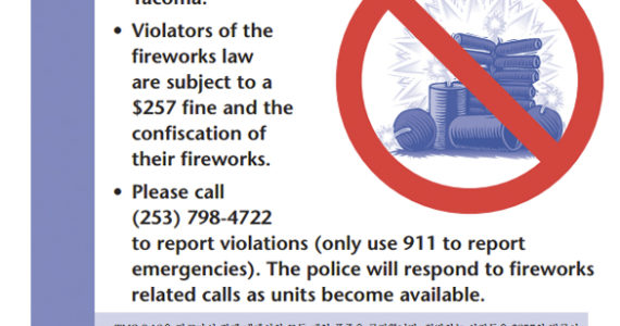 City of Tacoma: Campaign begins to curb illegal fireworks over Independence Day