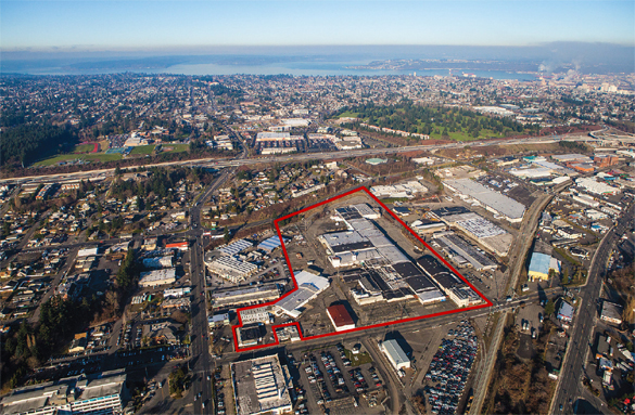 The former 22-acre Birds Eye Foods facility near downtown Tacoma has been sold to a local investor. (PHOTO COURTESY JONES LANG LASALLE)