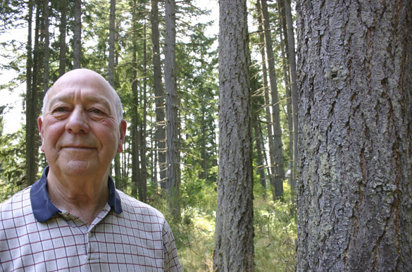 Retired engineer Robert Krier worked at WSDOT for 31 years and nominated the McMillin Bridge to the Washington Trust for Historic Preservation's most endangered properties list. (FILE PHOTO BY TODD MATTHEWS)