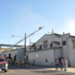 More than 40 Tacoma fire fighters from 10 stations responded to a reported commercial structure fire at Atlas Foundry Thursday evening. (PHOTO COURTESY TACOMA FIRE DEPARTMENT)
