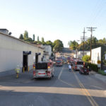 More than 40 Tacoma fire fighters from 10 stations responded to a reported commercial structure fire at Atlas Foundry Thursday evening. (PHOTO COURTESY TACOMA FIRE DEPARTMENT)