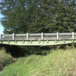 The North Warren Street Bridge that crosses Muck Creek in Roy will be closed for four months starting Mon., Aug. 12 so the bridge can be replaced. (IMAGE COURTESY PIERCE COUNTY)