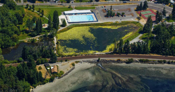 An aerial view of Titlow Lagoon in Tacoma. (PHOTO COURTESY WASHINGTON STATE DEPARTMENT OF ECOLOGY)