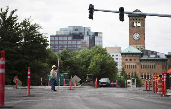 Tacoma's Stadium Way Arterial Project. (PHOTO COURTESY CITY OF TACOMA)