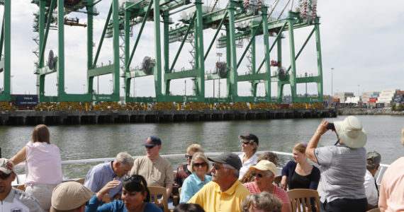 More than 1,000 people participated in Port of Tacoma boat tours during the annual Tacoma Maritime Fest. The tours offered a ship-side view of the Port of Tacoma and its operations. (PHOTO COURTESY PORT OF TACOMA)