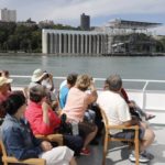 Visitors glide by the TEMCO/Cargill grain terminal during the Port of Tacoma's free boat tours during the annual Tacoma Maritime Fest. (PHOTO COURTESY PORT OF TACOMA)