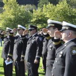 The Tacoma Fire Department hosted a public remembrance ceremony at Marine Park along Ruston Way Wednesday morning to mark the 12th anniversary of the 9/11 tragedy. Guest speakers included Tacoma City Councilmember Robert Thoms and Tacoma Fire Chief James P. Duggan. The event was part of a nationwide salute to firefighters, police officers, emergency medical services workers and civilians whose lives were forever changed on that day. (PHOTO COURTESY TACOMA FIRE DEPARTMENT)