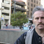 Tacoma political cartoonist Stuart Neiman. (PHOTO BY TODD MATTHEWS)
