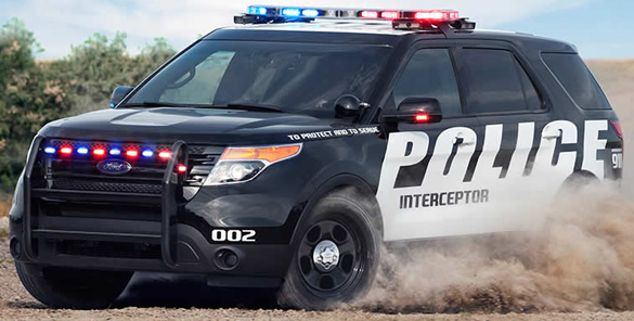 A Ford Police Interceptor Utility vehicle. (PHOTO COURTESY FORD MOTOR COMPANY)