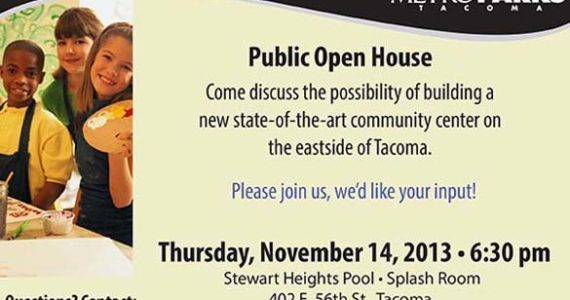 Metro Parks Tacoma: Open house planned for Eastside Community Center