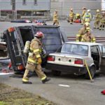 Tacoma firefighters this week participated in a multi-company drill to hone their skills during a mass causality incident. (PHOTO COURTESY TACOMA FIRE DEPARTMENT)