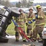 Tacoma firefighters this week participated in a multi-company drill to hone their skills during a mass causality incident. (PHOTO COURTESY TACOMA FIRE DEPARTMENT)