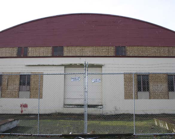 The Port of Tacoma plans to raze an old warehouse that once served two major Tacoma employers -- Washington Steel Products and Brown & Haley -- over six decades. (PHOTO BY TODD MATTHEWS)