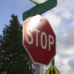 Street signs at the corner of North 13th Street and Yakima Avenue will soon be replaced to honor the late principal of Lowell Elementary School. (PHOTO BY TODD MATTHEWS)