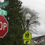 A street sign at the corner of North 13th Street and Yakima Avenue was unveiled Monday evening to honor Dahl. (PHOTO BY TODD MATTHEWS)