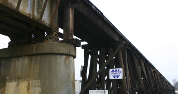 For Sound Transit, owning the rail line will allow the transportation agency to make future infrastructure investments, such as the planned replacement of a trestle. (PHOTO BY TODD MATTHEWS)
