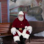 Families visiting the Model Train Festival at the Washington State History Museum in downtown Tacoma can have their pictures taken with Santa Claus. (PHOTO COURTESY WASHINGTON STATE HISTORY MUSEUM)