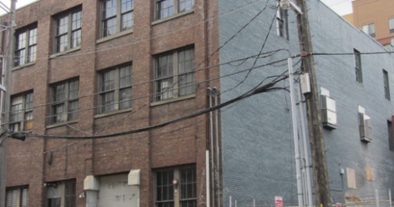 The former J. E. Aubry Wagon & Auto Works Building in downtown Tacoma. (PHOTO COURTESY ARTIFACTS CONSULTING)