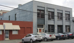 The former J. E. Aubry Wagon & Auto Works Building in downtown Tacoma. (PHOTO COURTESY ARTIFACTS CONSULTING)