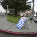 South 17th Street in downtown Tacoma is cut off between Broadway and South Commerce Street by a small greenspace, (PHOTO BY TODD MATTHEWS)