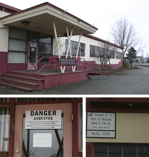 This vacant warehouse on the Port of Tacoma tide flats was home to Brown & Haley for more than 40 years. The Port is expected to raze the building next summer in order to expand its operations. (FILE PHOTO BY TODD MATTHEWS)
