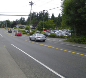 Pierce County is exploring a project that aims to provide water quality and fish passage improvements to the lower portion of Purdy Creek, which runs under 144th Street NW and near the Purdy Chevron gas station. (PHOTO COURTESY PIERCE COUNTY)