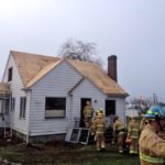 Tacoma firefighters were in Fife Tuesday to hone their skills under live fire conditions. Four engine crews from five different fire stations battled the controlled blaze, which was set at a vacant house in the 6200 block of 16th Street East and on property owned by Tacoma RV Center in Fife. (PHOTO COURTESY TACOMA FIRE DEPARTMENT)