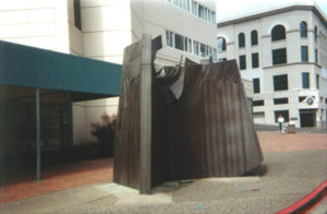 The publicly-owned bronze sculpture "Sun King" was created in 1976 by Oregon artist Tom Morandi. It was originally installed outside the former Sheraton Hotel in downtown Tacoma. (PHOTO COURTESY TOM MORANDI)