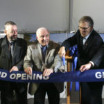 Washington State Governor Jay Inslee (second from right) joined officials from Pierce County, BioFuels Washington, and Waste Connections to mark the completion of a new methane gas conversion facility in Graham, Wash. (PHOTO BY TODD MATTHEWS)