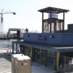 Progress continues on the $1.3 million renovation of Johnny's Seafood Co. along Thea Foss Waterway in downtown Tacoma. (PHOTO BY TODD MATTHEWS)