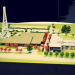 A model of Bates Technical College's new Advanced Technology Center. (PHOTO COURTESY BATES TECHNICAL COLLEGE)