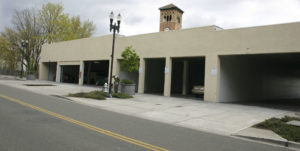 The former Graffiti Garage in downtown Tacoma still has traces of its artistic past. (PHOTO BY TODD MATTHEWS)