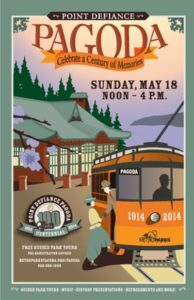 Celebrate Point Defiance Park Pagoda centennial May 18