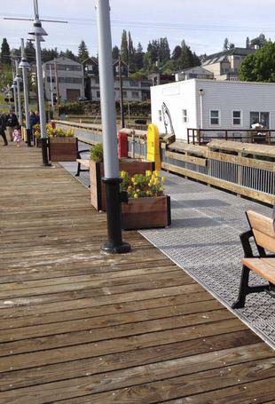 Metro Parks Tacoma and the City of Tacoma earned the Stewardship in Historic Preservation Award for their work to rehabilitate 141-year-old Old Town Dock. (PHOTO COURTESY METRO PARKS TACOMA)