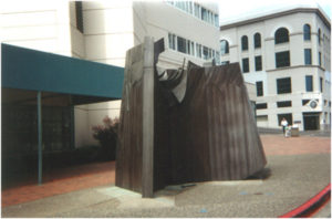 The publicly-owned bronze sculpture "Sun King" was created in 1976 by Oregon artist Tom Morandi. It was originally installed outside the former Sheraton Hotel in downtown Tacoma. (PHOTO COURTESY TOM MORANDI)