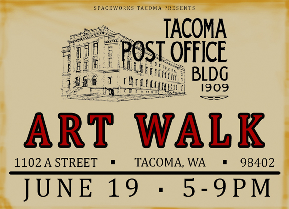 Tacoma Post Office Building Art Walk June 19