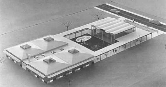Hoyt Elementary School design ca. 1957. (IMAGE COURTESY TACOMA LANDMARKS PRESERVATION COMMISSION)