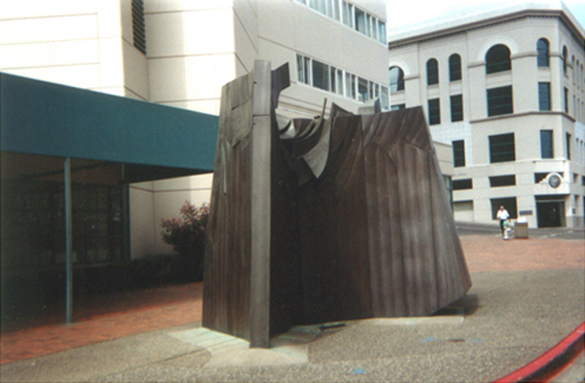 The publicly-owned bronze sculpture Sun King' was created in 1976 by Oregon artist Tom Morandi. It was originally installed outside the former Sheraton Hotel in downtown Tacoma. (PHOTO COURTESY TOM MORANDI)