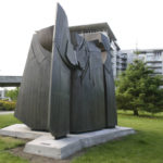 Tom Morandi's Sun King sculpture sits in a public park near Tacoma's Thea Foss Waterway. (FILE PHOTO BY TODD MATTHEWS)