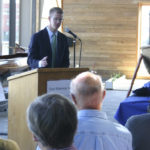 Congressman Derek Kilmer was at Tacoma's Foss Waterway Seaport Monday morning to support proposed legislation to create a National Maritime Heritage Area in the State of Washington. (PHOTO BY TODD MATTHEWS)