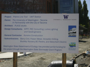 The City of Tacoma plans to develop a segment of the Prairie Line Trail in downtown Tacoma to connect Pacific Avenue to the waterfront. When completed, it will connect to the University of Washington Tacoma campus trail segment, currently under construction. (PHOTO BY TODD MATTHEWS)