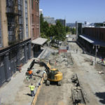 The City of Tacoma plans to develop a segment of the Prairie Line Trail in downtown Tacoma to connect Pacific Avenue to the waterfront. When completed, it will connect to the University of Washington Tacoma campus trail segment, currently under construction. (PHOTO BY TODD MATTHEWS)